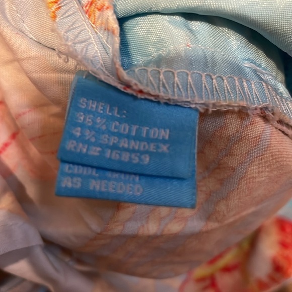 J Mclauglin womens shorts 10 medium Bermuda nautical shells twill stretch 9” - Picture 5 of 9